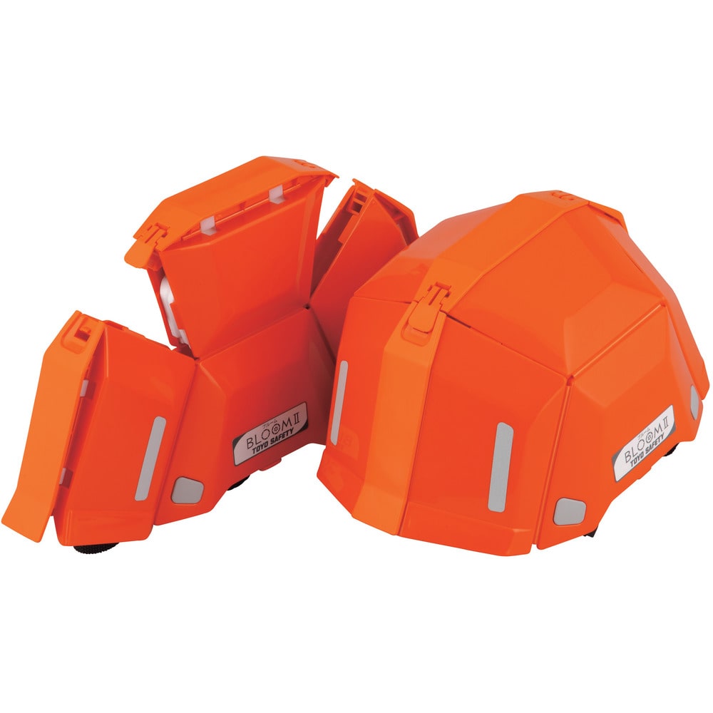 防災用 折りたたみヘルメット BLOOM2 NO.101OR メーカー直送 ▼返品・キャンセル不可[他商品との同時購入不可]