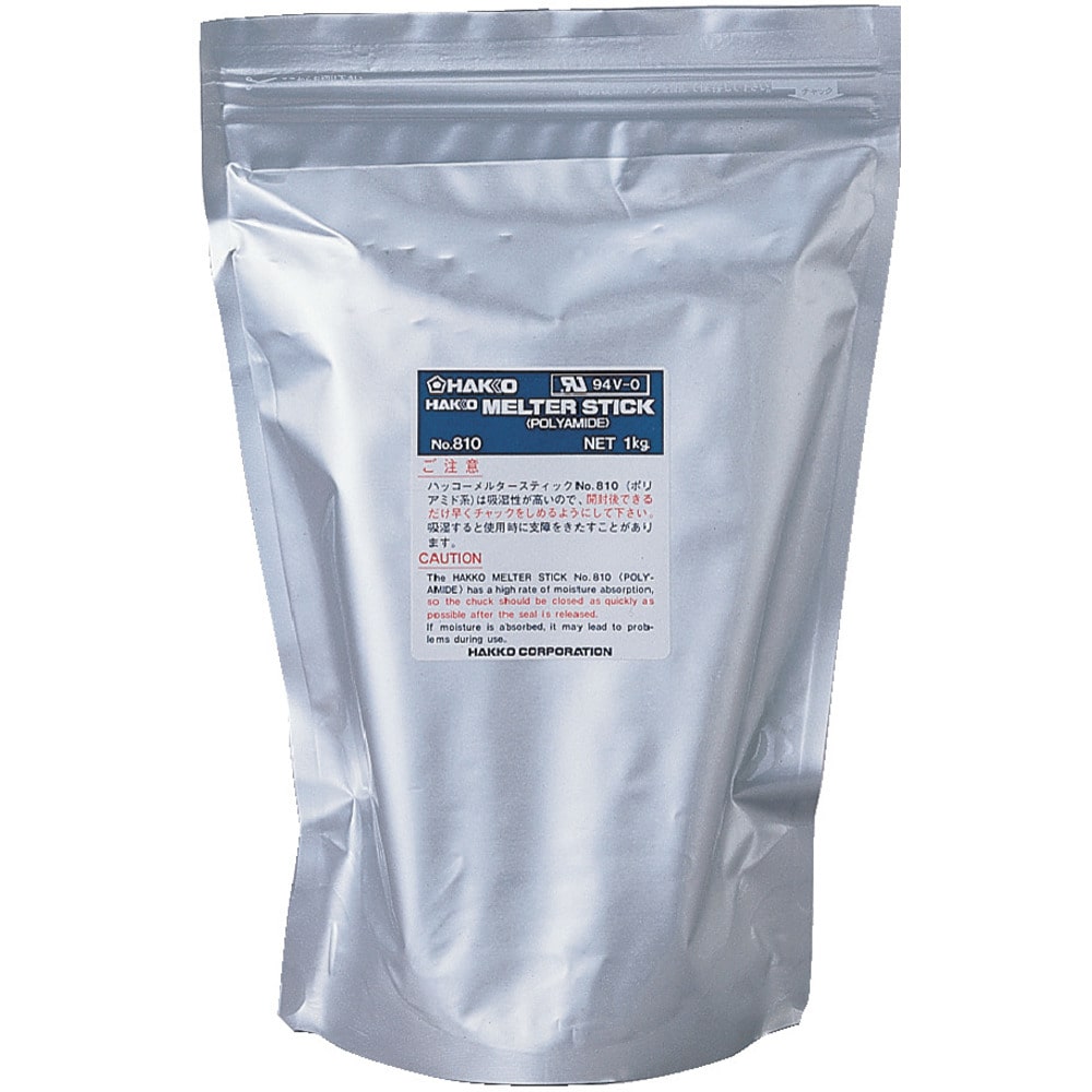 810 白光 ハッコーメルタースティック ポリアミド 1KG入 メーカー直送 ▼返品・キャンセル不可[他商品との同時購入不可]
