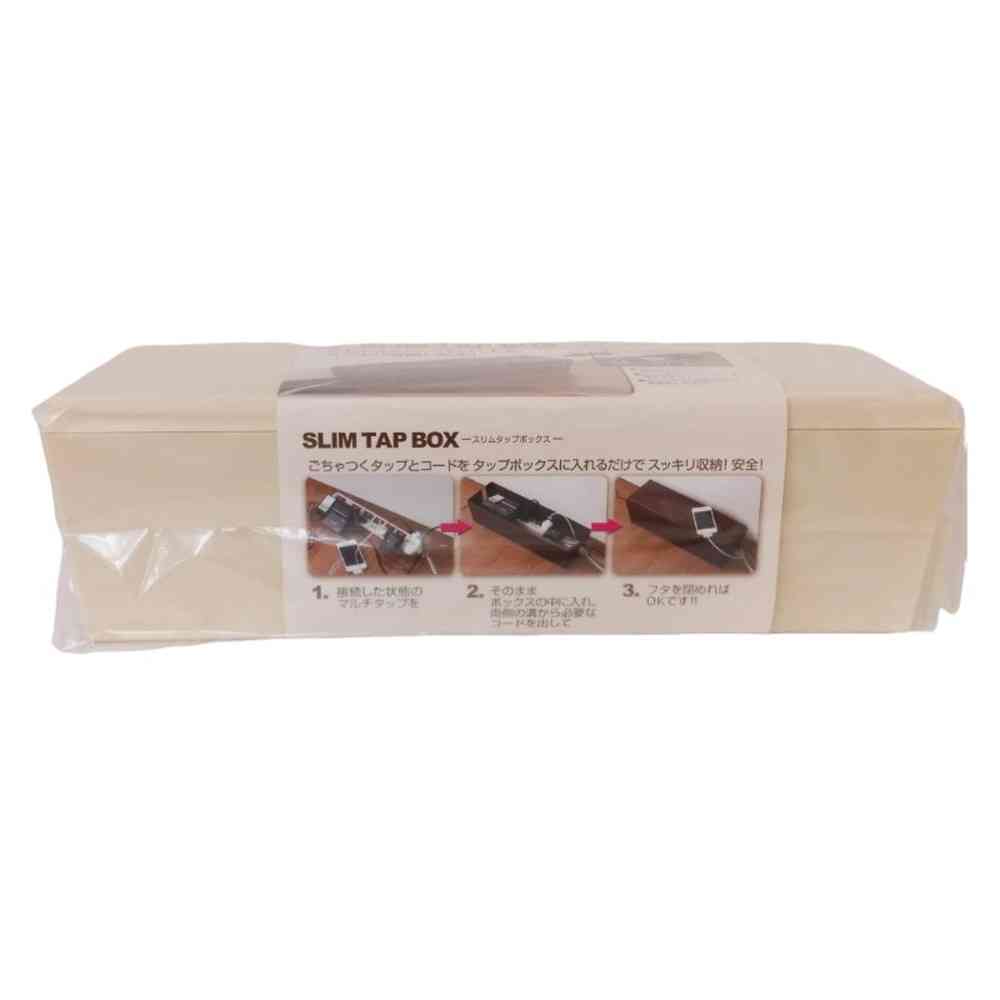 スマイルキッズ　ＳＭＩＬＥ　ＫＩＤＳ　スリムタップボックス　ベージュ　AKD-50BE