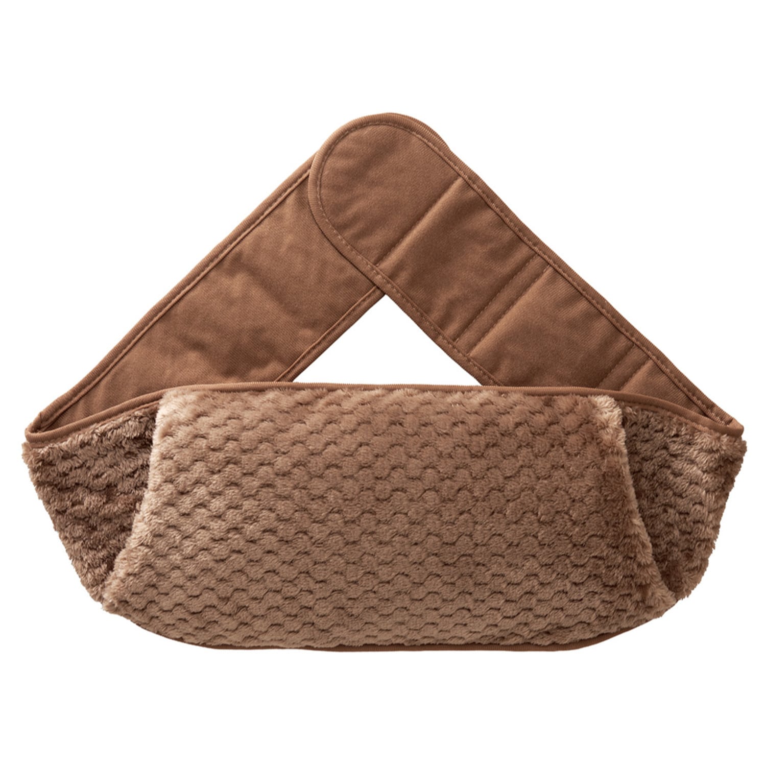 e湯たんぽベルト SHIZUKU コードレス ワッフルファー 連続使用時間約2～3時間 モカブラウン AEY‐B50‐BR 1台