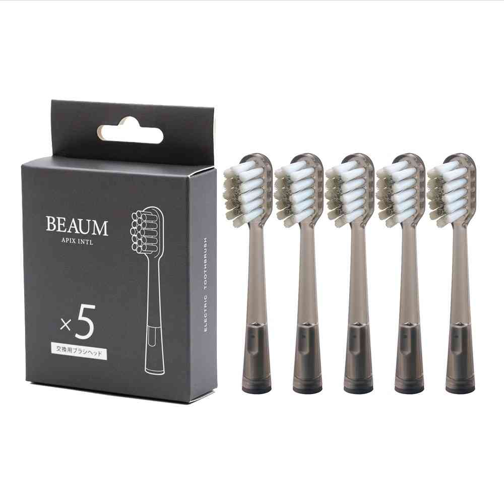 アピックス BEAUM 電動歯ブラシ交換ブラシ AET-B08GY専用 BEAUM AET-B8000  5本入