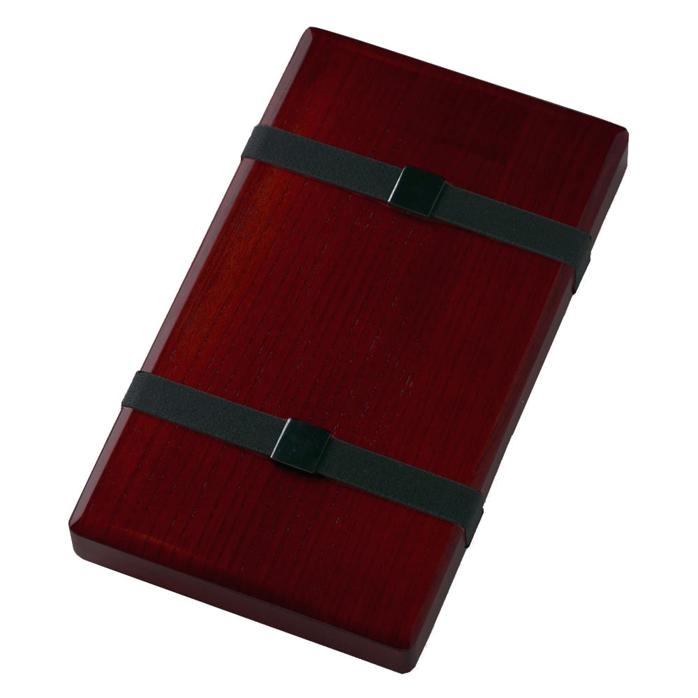 あかしや 硯箱 越前塗 ローズ（特大） 1個