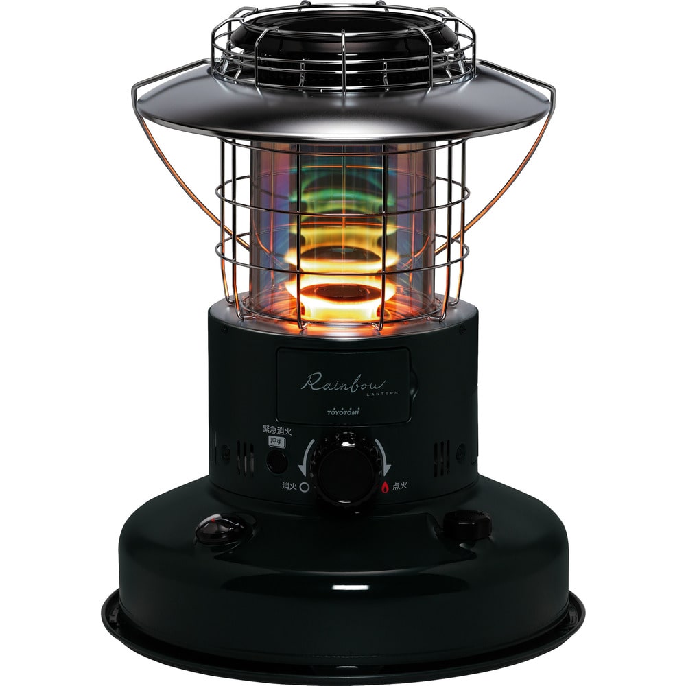 対流型石油ストーブ ランタン調 RL-2524-G メーカー直送 ▼返品・キャンセル不可[他商品との同時購入不可]