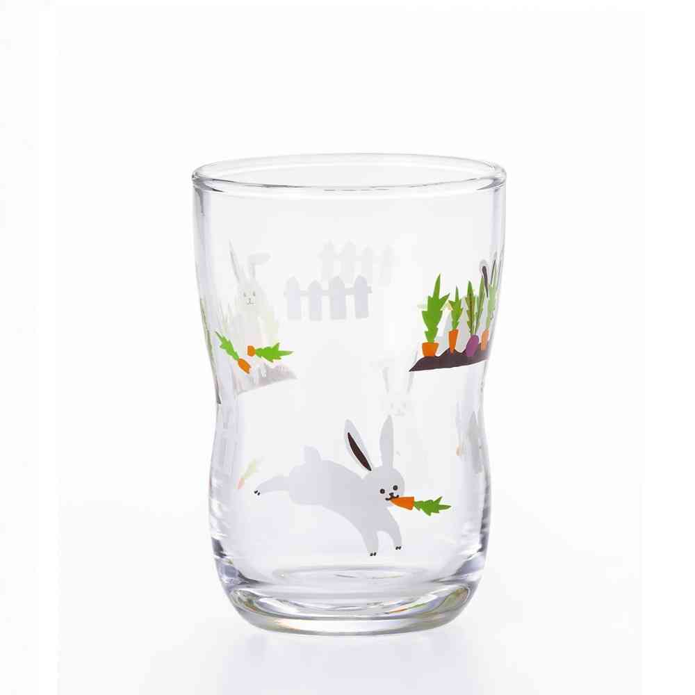 アデリア つよいこグラスM かくれんぼ うさぎ