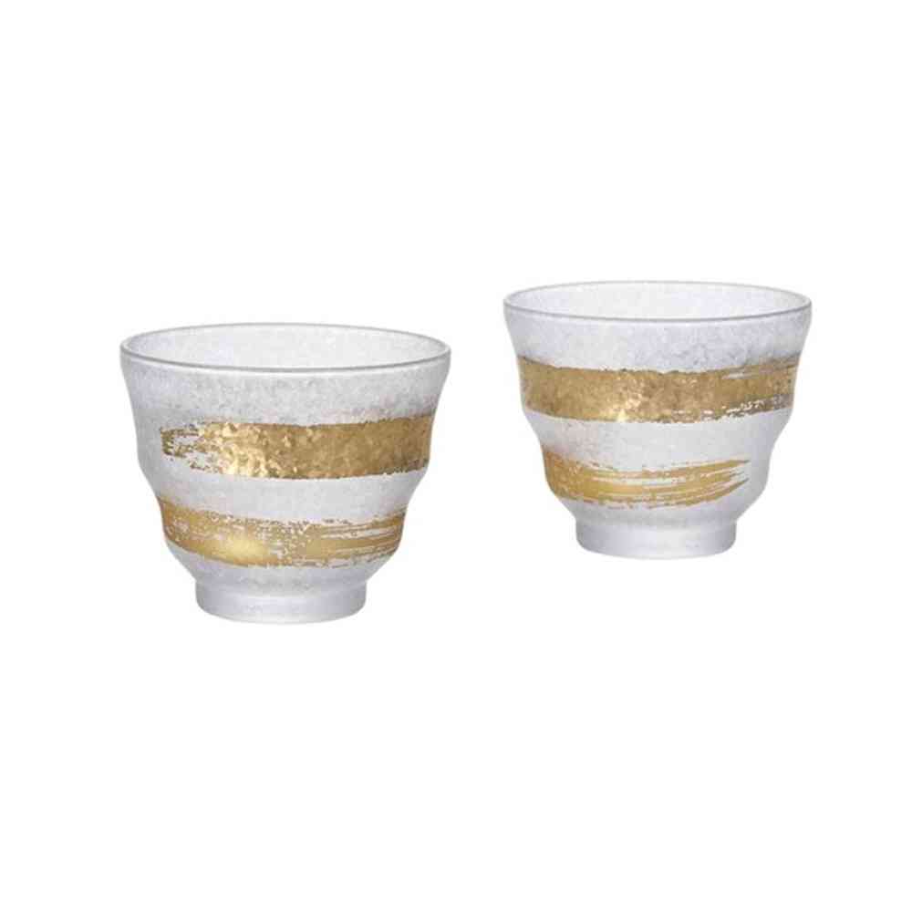 アデリア プレミアムニッポンテイスト 金一文字 冷茶グラスペアセット 205ml×2個