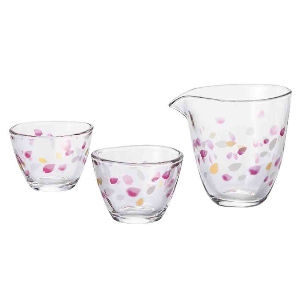 アデリア TEBINERI HARUIRO 酒器セット 片口160ml×1個、盃90ml×2個