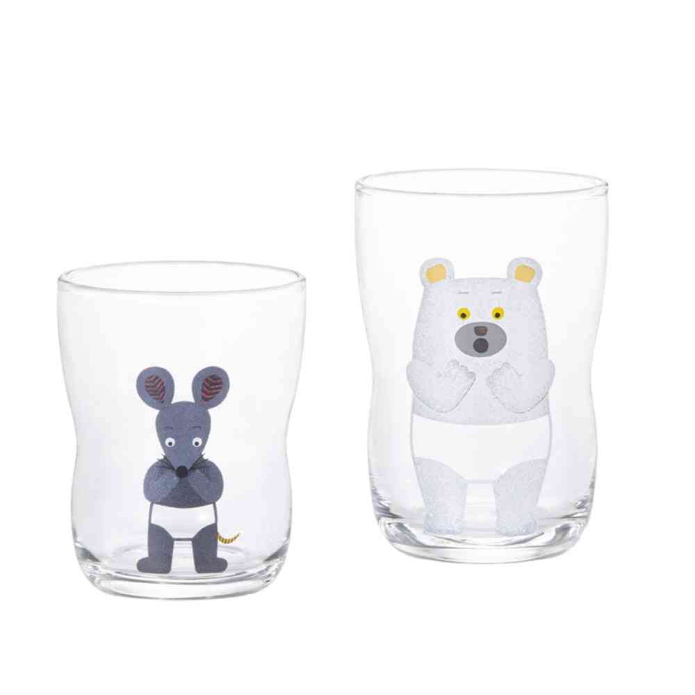 アデリア つよいこグラス S＆Mセット しろくまのパンツ 130ml×1個、185ml×1個
