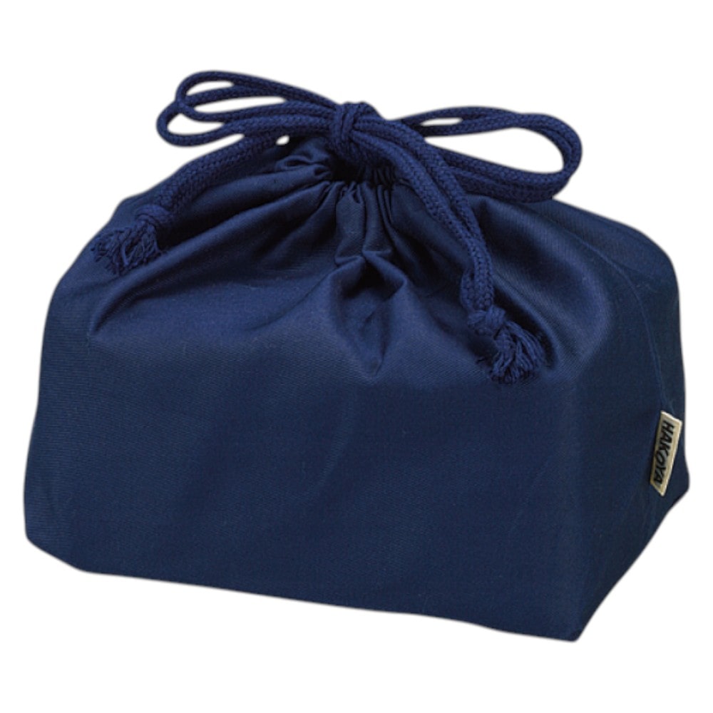 たつみや 巾着袋 大 紺