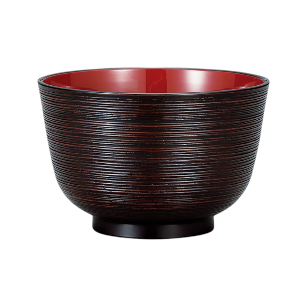 たつみや はけ目汁椀 曙