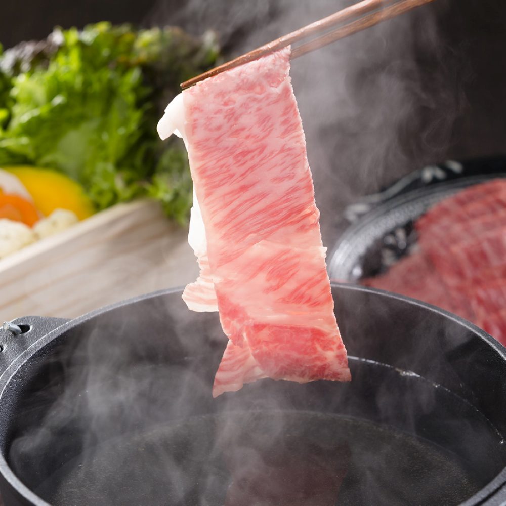 ◆TWMC150 オリーブ牛A5等級 すき焼しゃぶしゃぶ 350g 【直送品・クール便】 返品・キャンセル・他商品と同時購入は不可