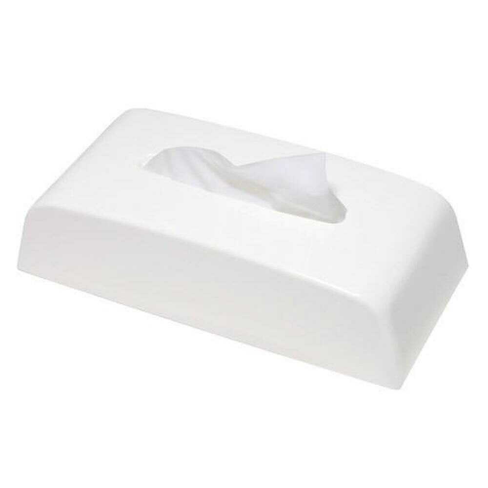 伊勢藤 ティッシュペーパーBOX マグネット付 ホワイト 1個