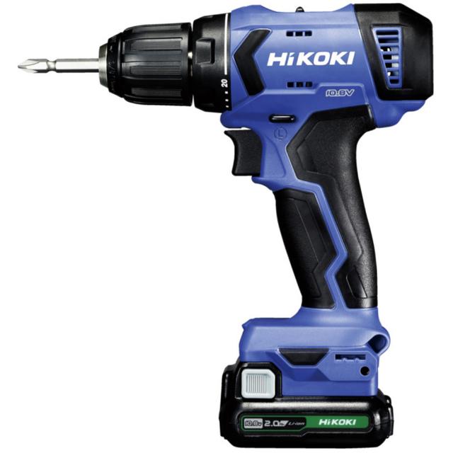 HiKOKI 10.8Vコードレスドライバドリル 2.0Ah 【直送品】 返品・キャンセル・他商品と同時購入は不可