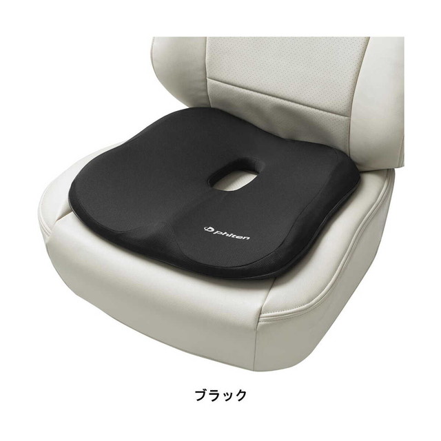 ファイテン44x44cm（穴あきヒップ型）BK