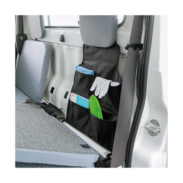 軽トラポケットシートバックポケット BK
