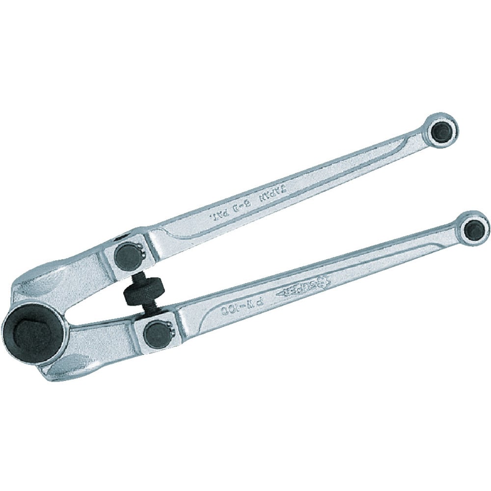 スーパー ピンスパナ 口開き（ピンの中心）：18～100 メーカー直送 ▼返品・キャンセル不可【他商品との同時購入不可】