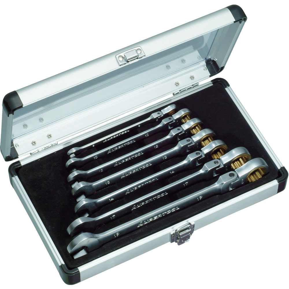 スーパー　ギアレンチ７本組セット　フレックスタイプ メーカー直送 ▼返品・キャンセル不可【他商品との同時購入不可】