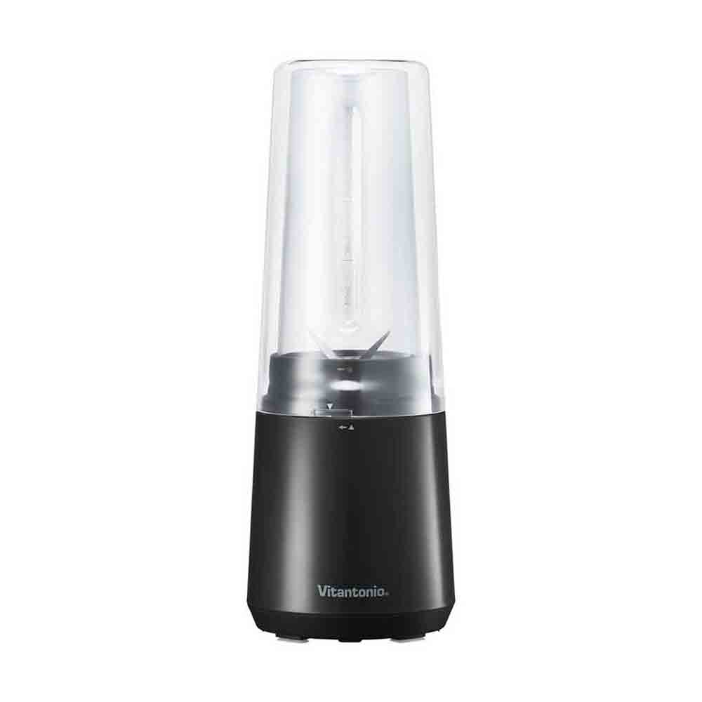 Vitantonio マイボトルブレンダー 400ml 減音カバー ミル 追加ボトル付 氷OK ブラック VBL‐90‐K 1台