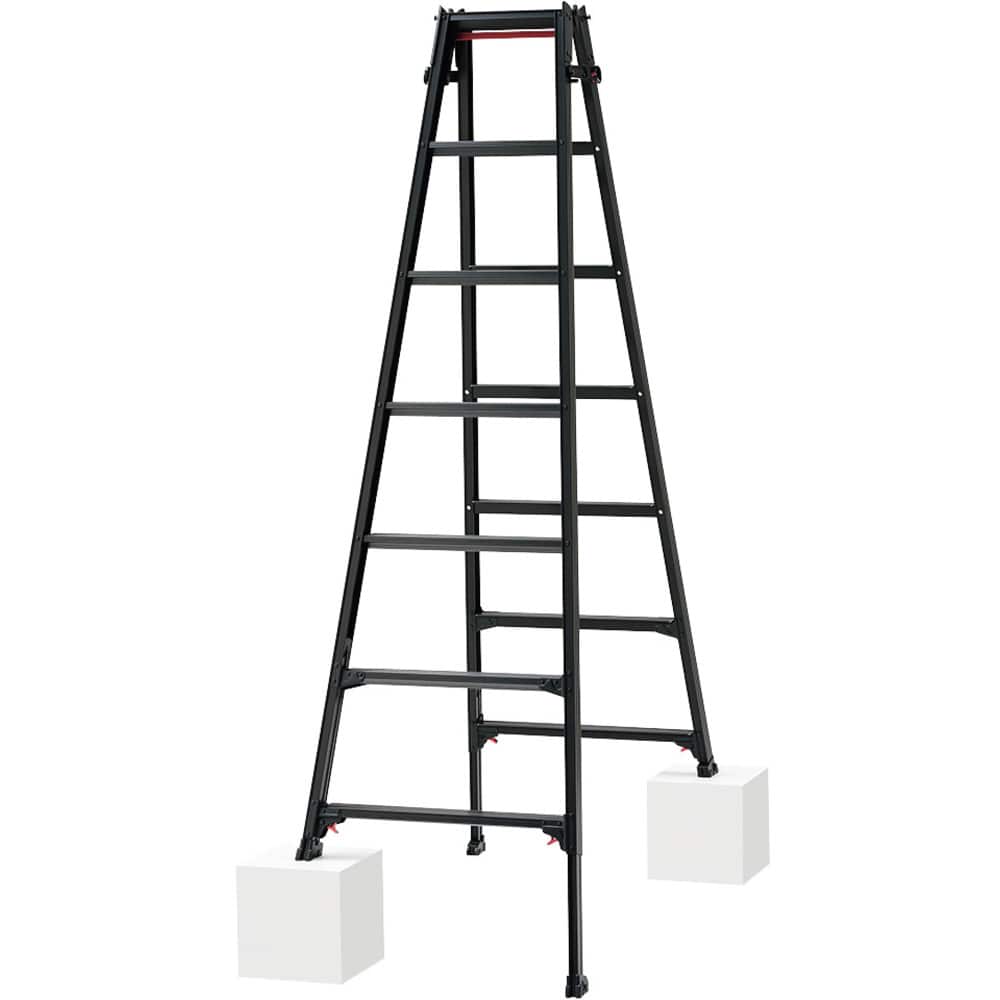 ハセガワ ハシゴ兼用脚立（ブラックレーベル）【直送品】 返品・キャンセル・他商品と同時購入は不可