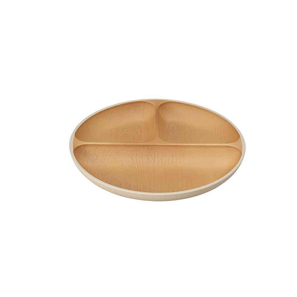 カノー EARTH COLOR 抗菌  ランチプレート アイボリー 1個