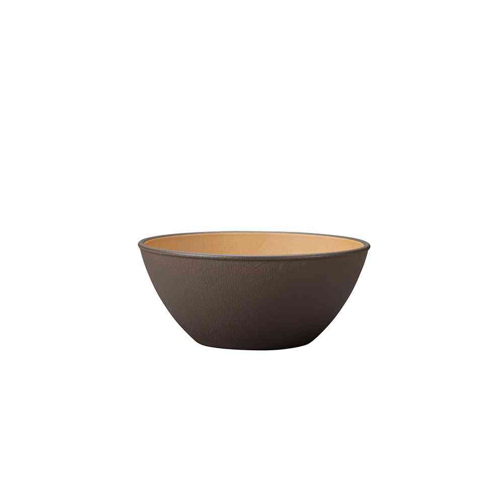 カノー EARTH COLOR 抗菌 ボウル ダークブラウン 1個