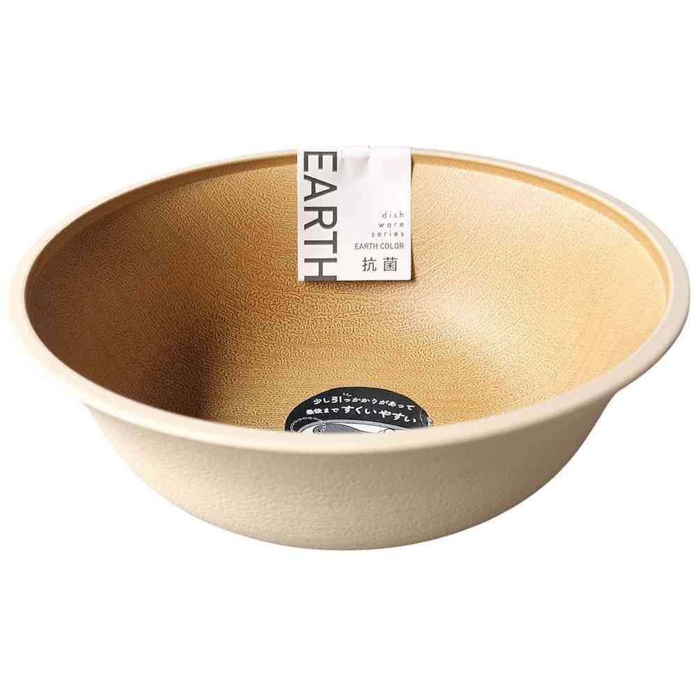 カノー EARTH COLOR 抗菌 すくえるボウル アイボリー 1個