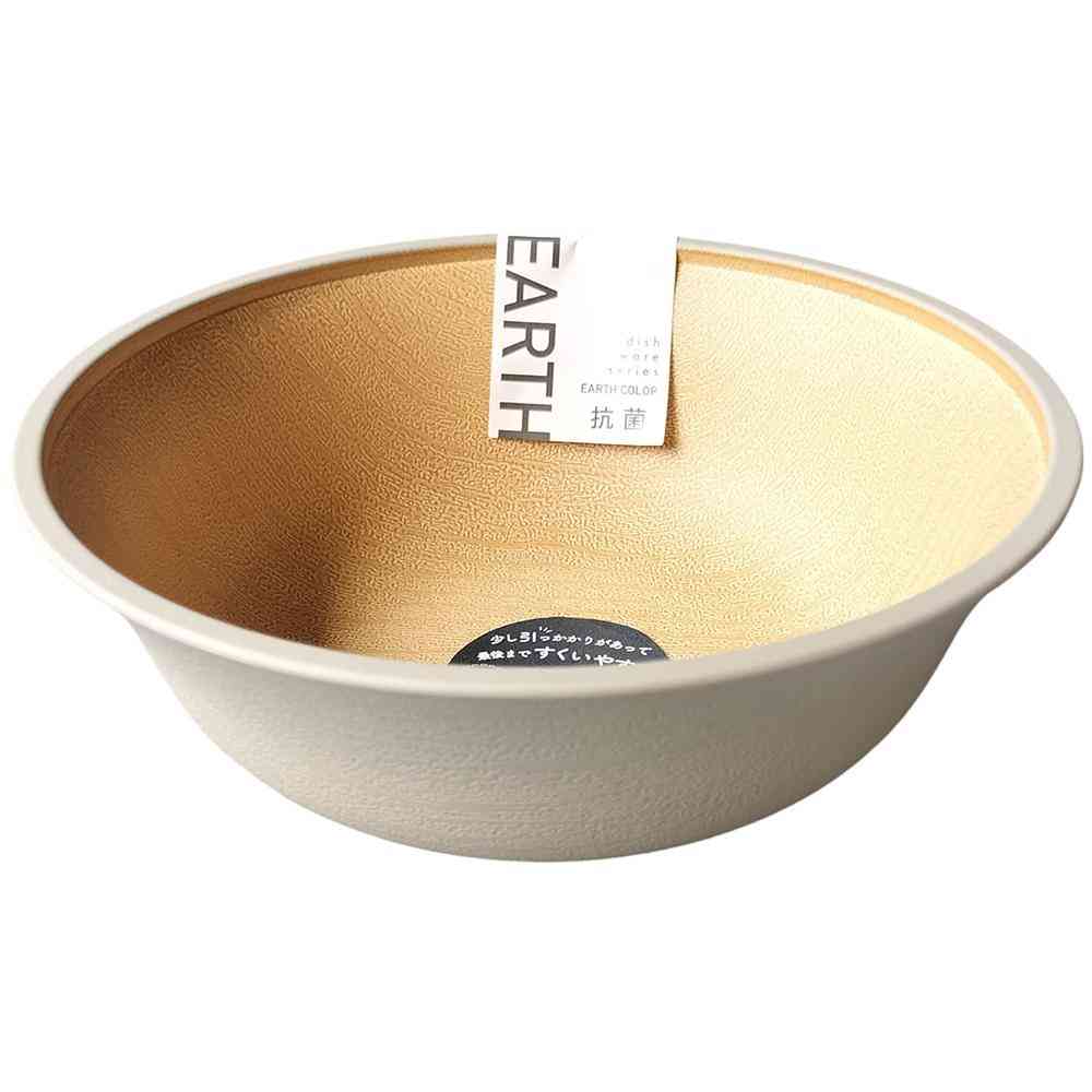 カノー EARTH COLOR 抗菌 すくえるボウル グレー 1個