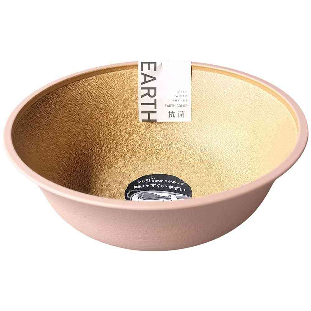 カノー EARTH COLOR 抗菌 すくえるボウル ピンク 1個