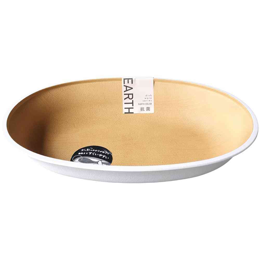 カノー EARTH COLOR 抗菌 すくえる小判ボウル ホワイト 1個