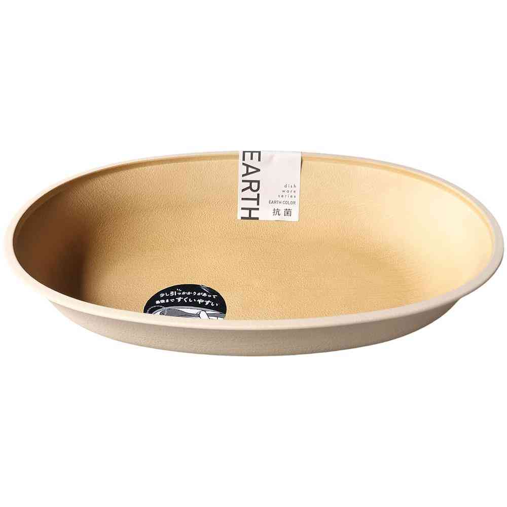 カノー EARTH COLOR 抗菌 すくえる小判ボウル アイボリー 1個