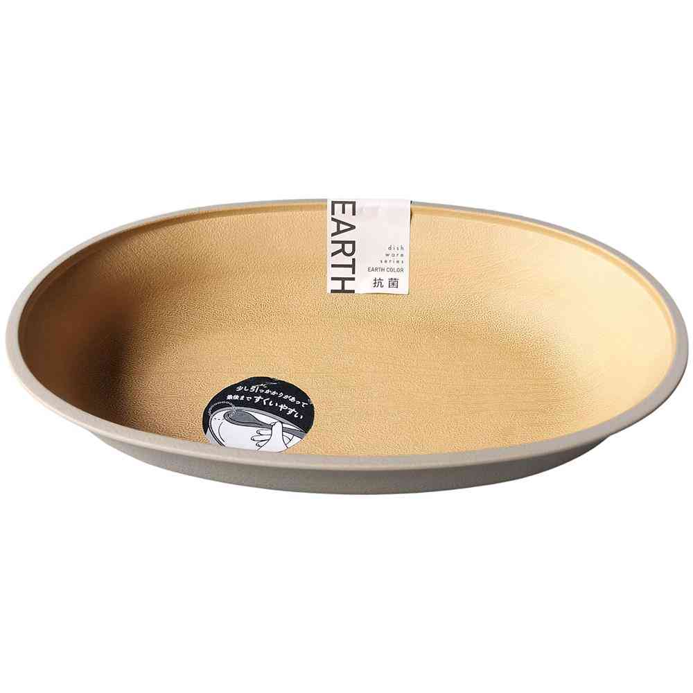 カノー EARTH COLOR 抗菌 すくえる小判ボウル グレー 1個