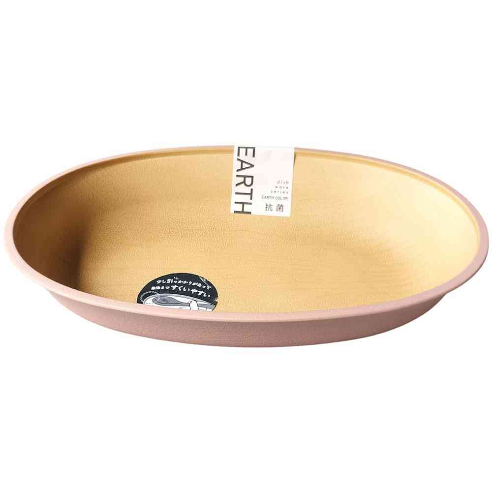カノー EARTH COLOR 抗菌 すくえる小判ボウル ピンク 1個