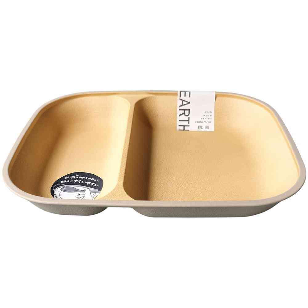 カノー EARTH COLOR 抗菌 すくえるスクエアプレート グレー 1個