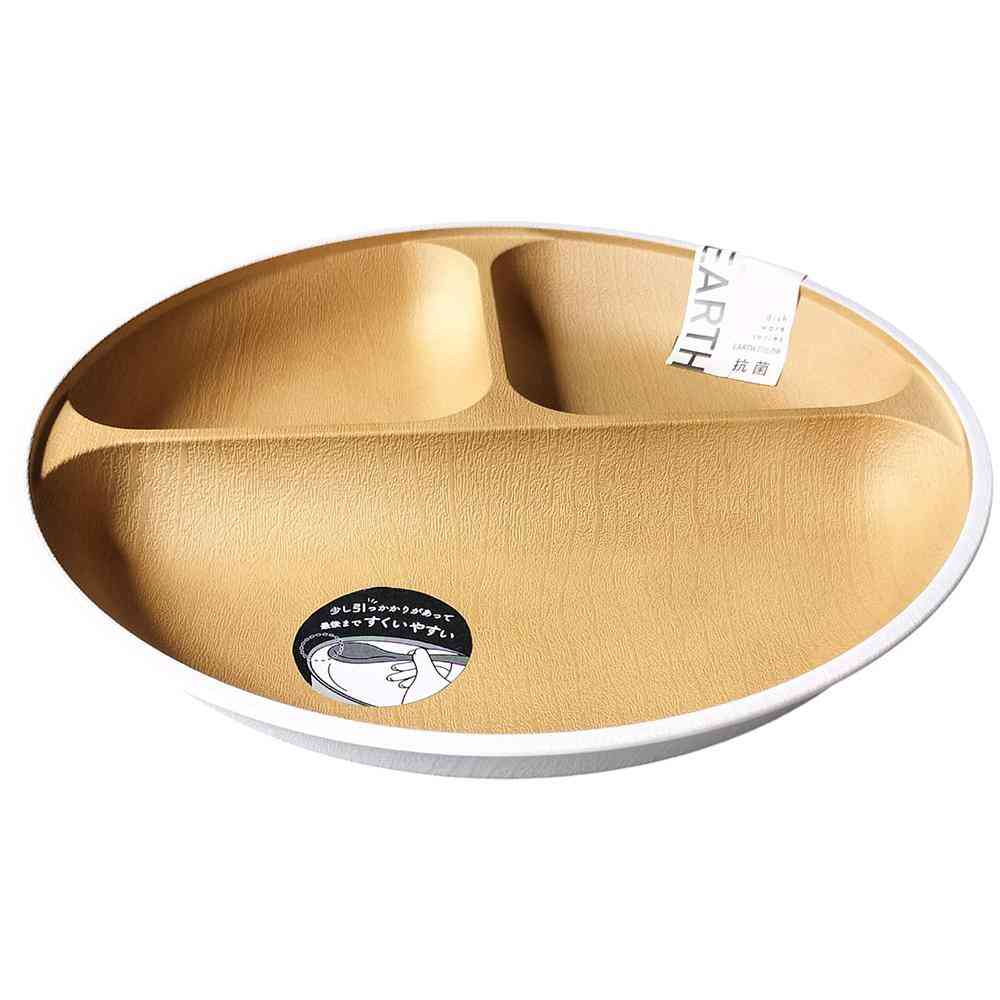 カノー EARTH COLOR 抗菌 すくえる丸ランチプレート ホワイト 1個