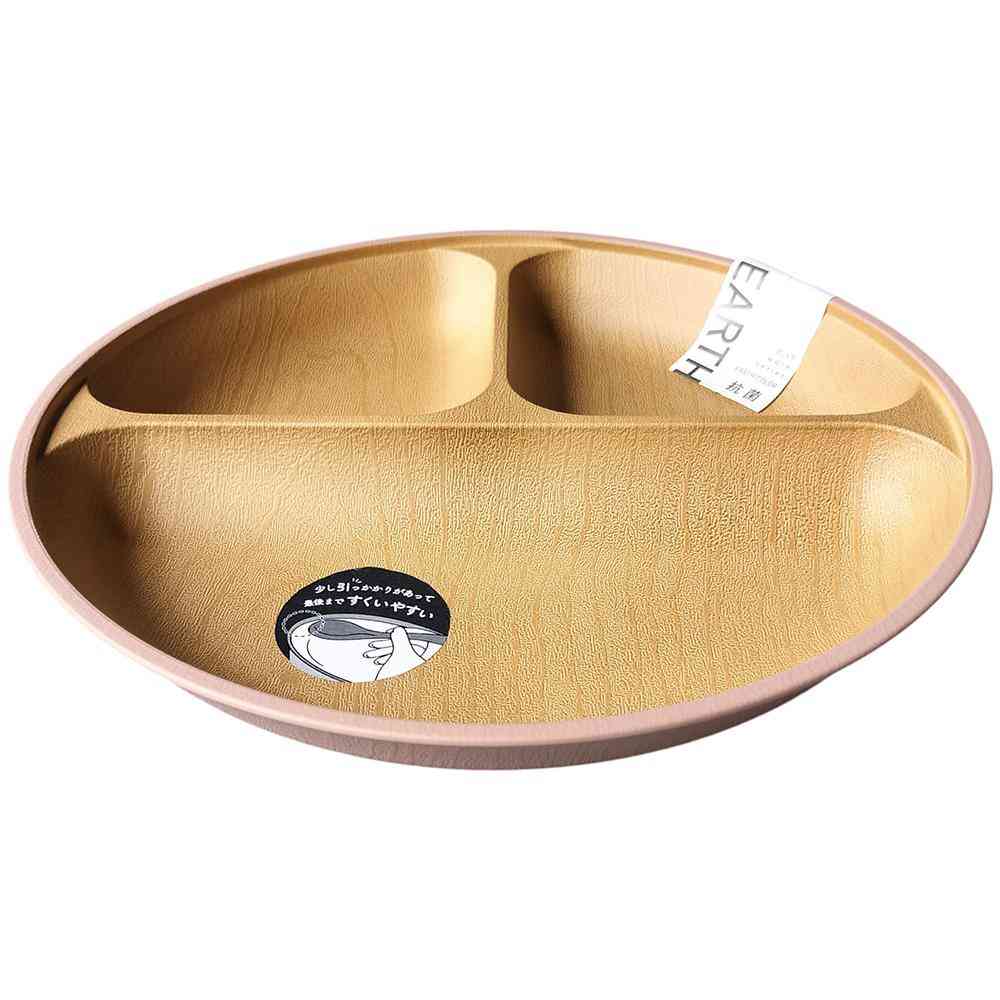 カノー EARTH COLOR 抗菌 すくえる丸ランチプレート ピンク 1個