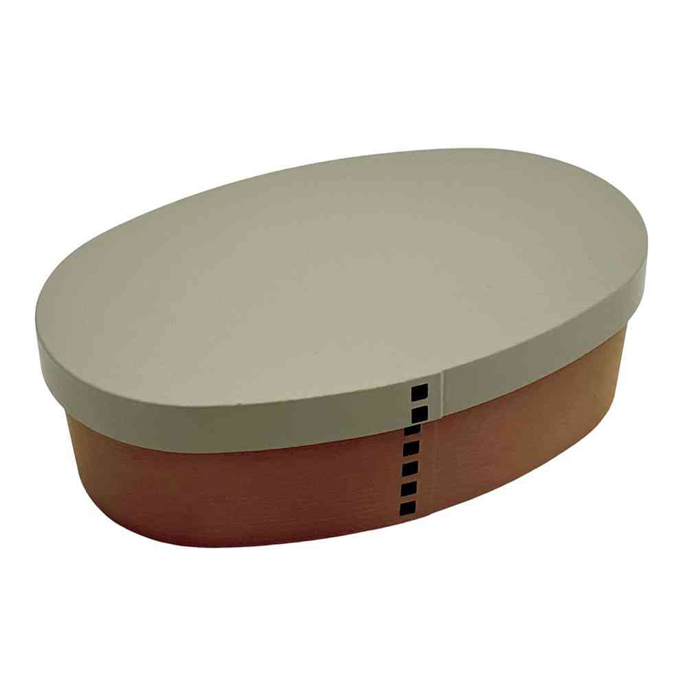 カノー EARTH COLOR 抗菌 わっぱ弁当 L グレー 1個