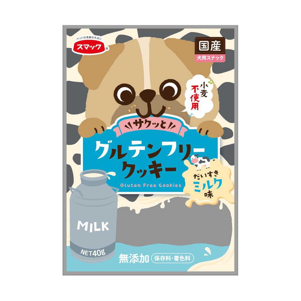 スマック グルテンフリークッキー ミルク味 40g