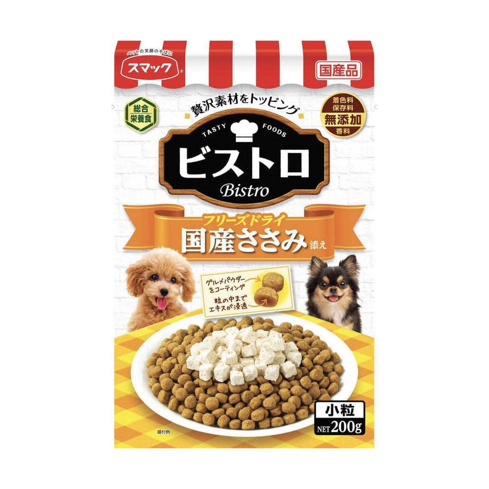 スマック ビストロ フリーズドライ国産ささみ添え 200g