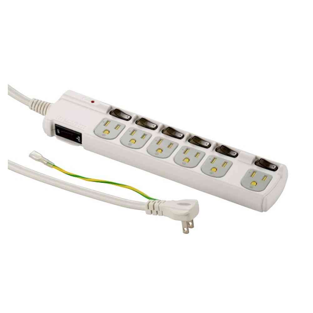 オーム電機　６口１．８Ｍタップ　３Ｐ多機能