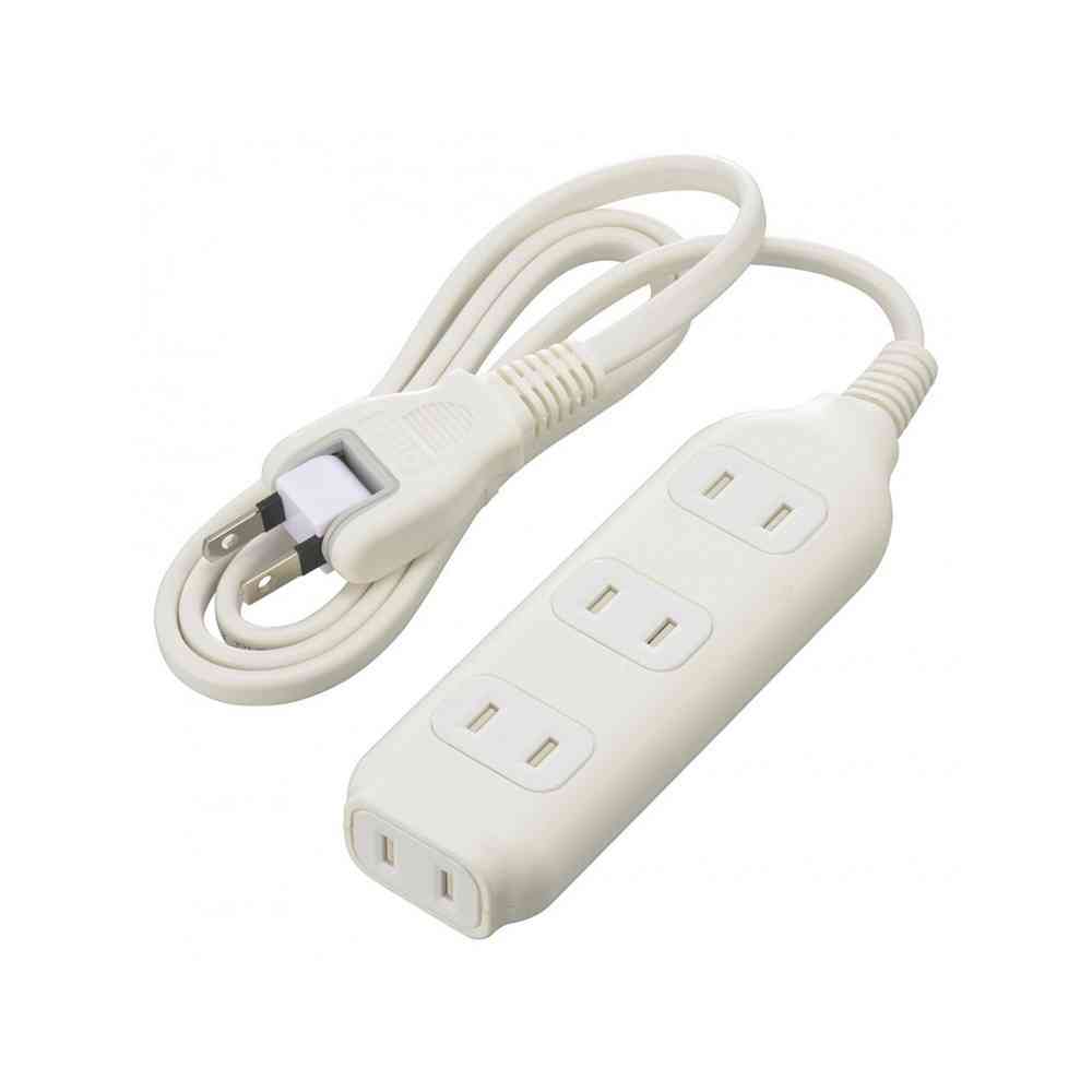 オーム電機　４口１Ｍシャッター付タップ