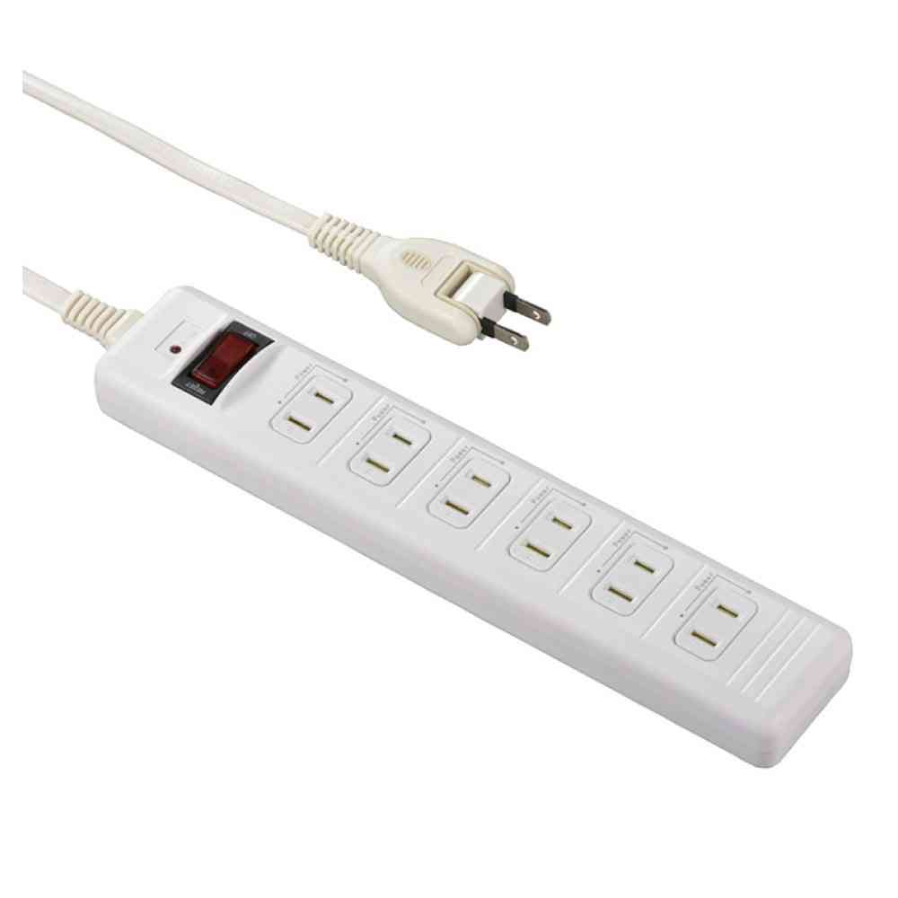 オーム電機　発煙ガードタップ６口２Ｍ