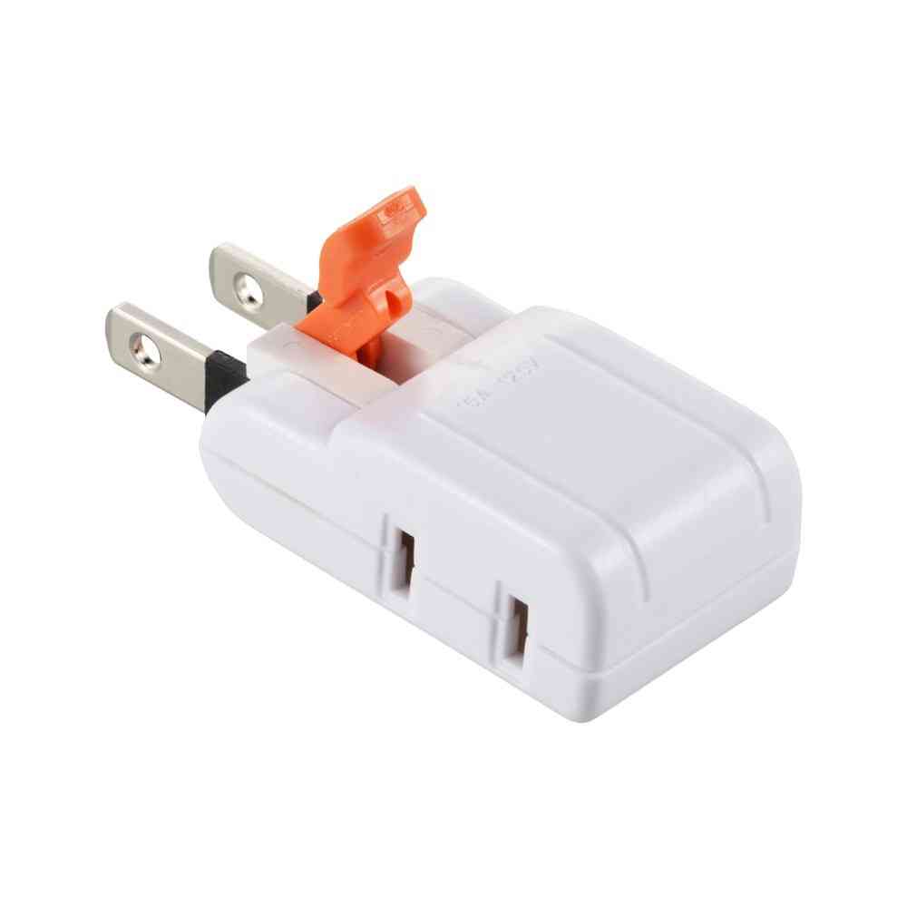 オーム電機　らく抜きマイクロタップ２口