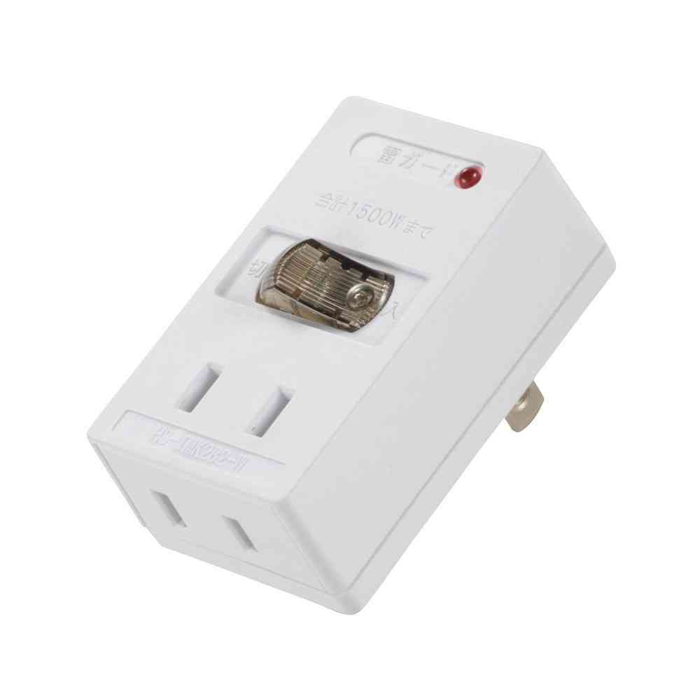 オーム電機　２口タップ雷ＬＥＤスイッチ