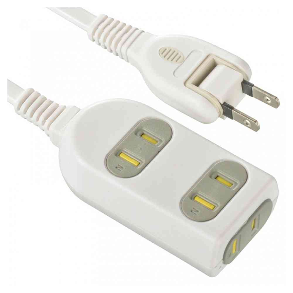 オーム電機　３口３Ｍタップシャッター付