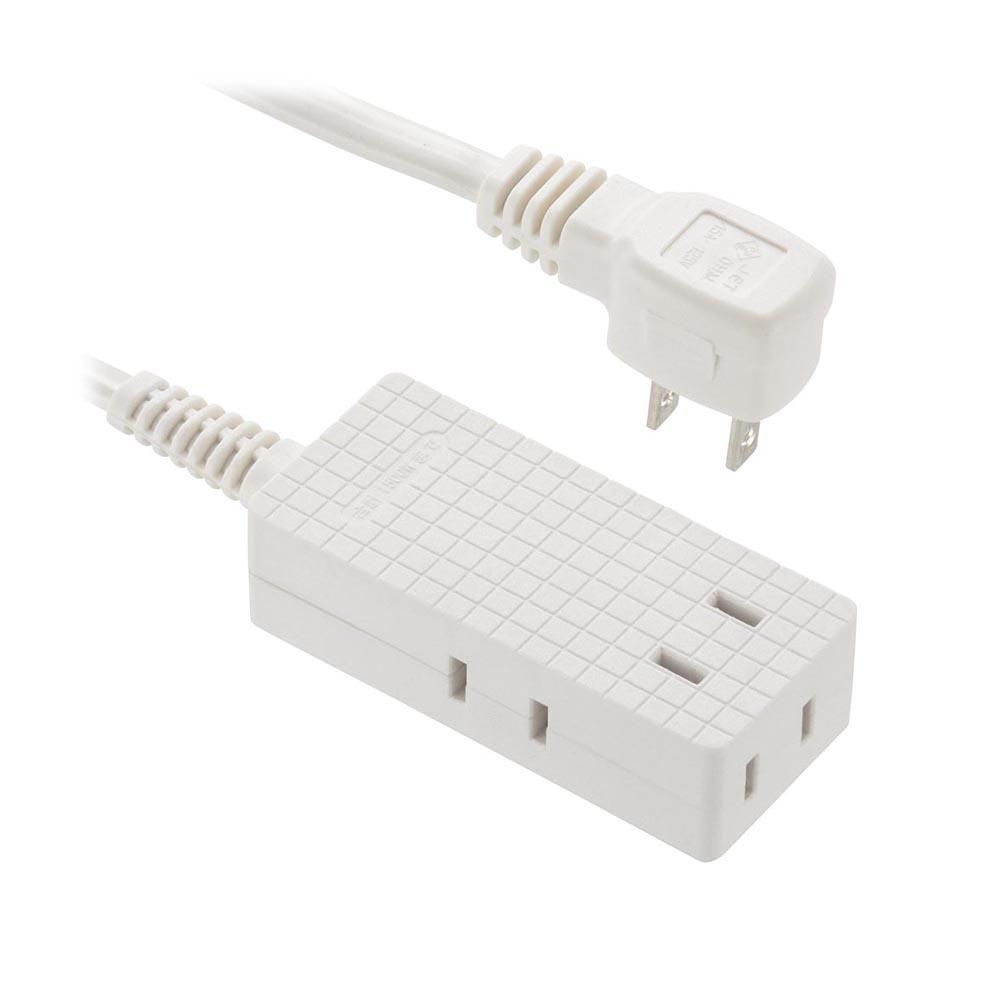 オーム電機 4口3mスリムタップ