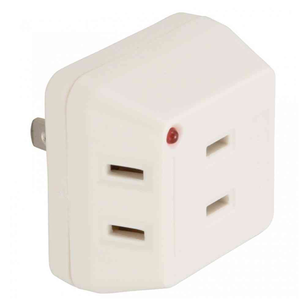 オーム電機　トリプルタップ雷ガード