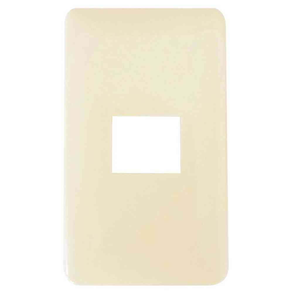 オーム電機 埋込プレート 1口用 04-7282