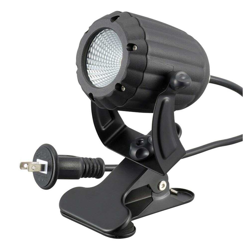 オーム電機 LEDクリップライト 屋外用防じん防水型 1個