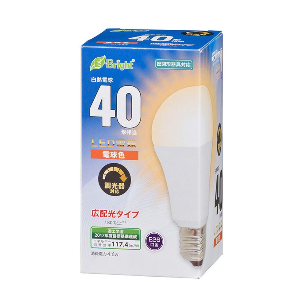 オーム電機 調光対応LED電球 40W