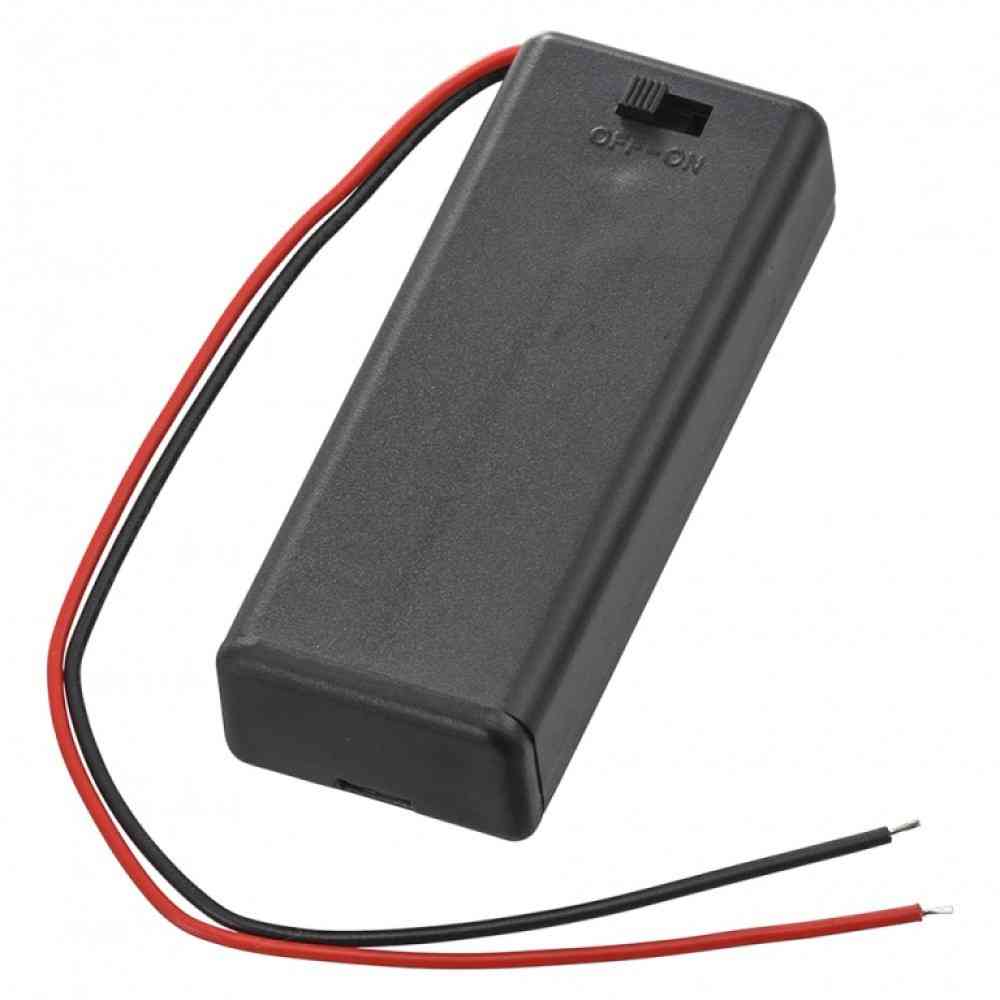 オーム電機 電池ケース 2コ用 スイッチ・カバー付 KIT-UM4X2 SK