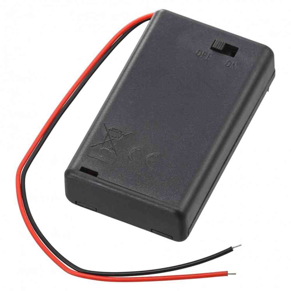 オーム電機 電池ケース 3コ用 スイッチ・カバー付 KIT-UM4X3 SK